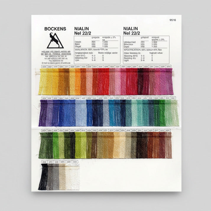 Farbkarte "Bockens" Nialin NeL 22/2